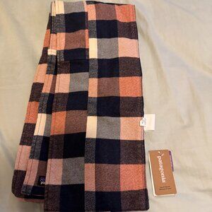 Patagonia Fjord Flannel Patchwork Scarf Plaid Multi-Color NWT